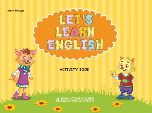 Let's Learn English: Activity Book